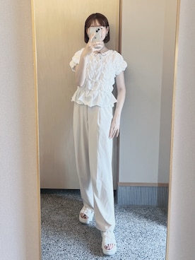 𝘬𝘺さん（骨格ナチュラル・レディース・163cm）の秋コーディネート