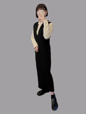 𝘬𝘺さん（レディース・163cm）の冬コーディネート