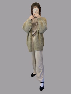 「SVEC（シュベック）のアイテム（シューズ）」を使った、𝘬𝘺さん（レディース・163cm）の冬コーディネート