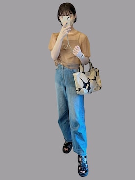 𝘬𝘺さん（レディース・163cm）の夏コーディネート