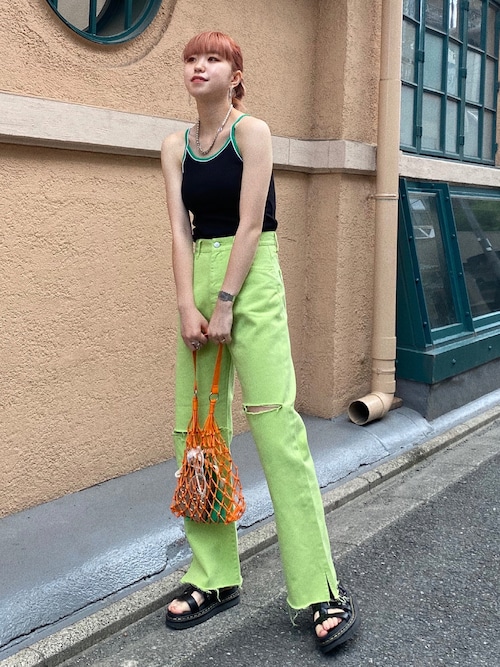 Who S Who Gallery 京都寺町店ヒナさんのキャミソールを使ったコーディネート Zozotown