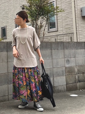 「STRAWBERRY-FIELDS（ストロベリーフィールズ）のアイテム（アクセサリー）」を使った、Maya☺︎さん（レディース・153cm）の春コーディネート