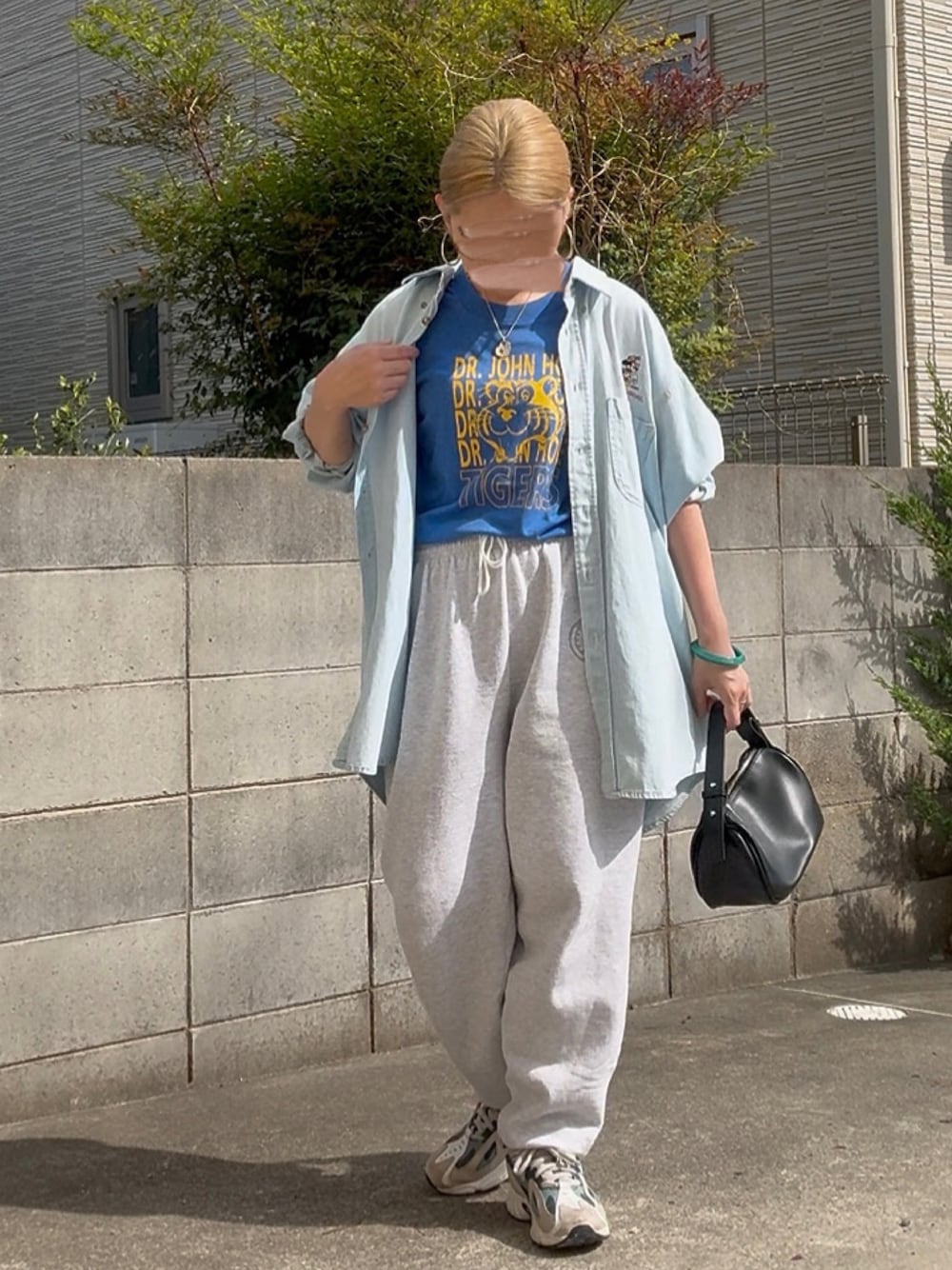 るんるんば様 C6518 Championスウェット×デニムコーデ スウェット