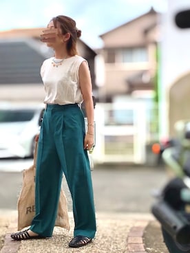 Maya☺︎さん（レディース・154cm）の夏コーディネート