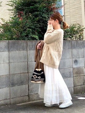 Maya☺︎さん（レディース・154cm）の冬コーディネート