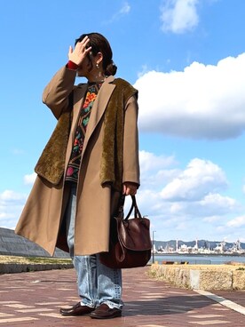 Maya☺︎さん（レディース・153cm）の冬コーディネート