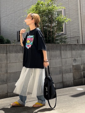 「AG by aquagirl（エージーバイアクアガール）のアイテム（スカート）」を使った、Maya☺︎さん（レディース・153cm）の夏コーディネート