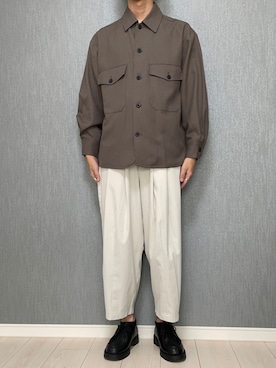 「KLEMAN（クレマン）の＜KLEMAN＞ PADRE/シューズ（モカシン/デッキシューズ）」を使った、ひび。。さん（メンズ・171cm）の秋コーディネート
