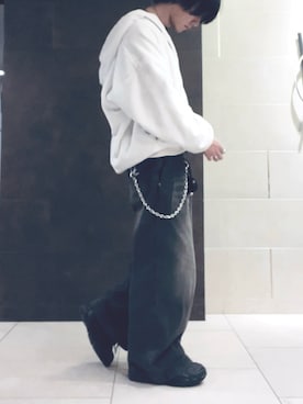 machuさん（メンズ・174cm）の冬コーディネート