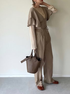 「DHOLIC STYLE（ディーホリックスタイル）のアイテム」を使った、MISATO さん（レディース・161cm）の夏コーディネート
