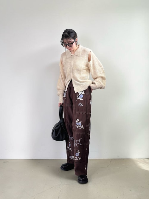 Embroidery Patchwork Trousers（その他パンツ）｜TODAYFUL（トゥデイ