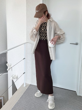 「Discoat」｜「アイテム（キャミソール）」を使った、MISATO さん（レディース・161cm）の春コーディネート