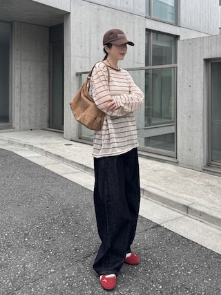 「PUMA(プーマ)のPUMA プーマ ウィメンズ スピードキャット バレエ SD スニーカー(スニーカー)」を使った、MISATO さん(レディース・161cm)の秋コーディネート