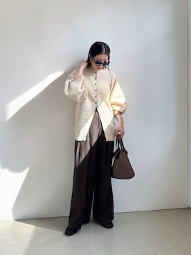 「Amiur（エミレ）のアイテム」を使った、MISATO さん（レディース・161cm）の春コーディネート