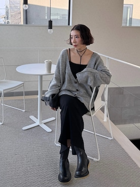 「アイテム（ワンピース/ドレス）」を使った、MISATO さん（レディース・161cm）の秋コーディネート