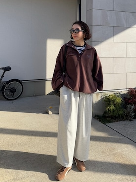 「アイテム（その他トップス）」を使った、MISATO さん（レディース・161cm）の冬コーディネート