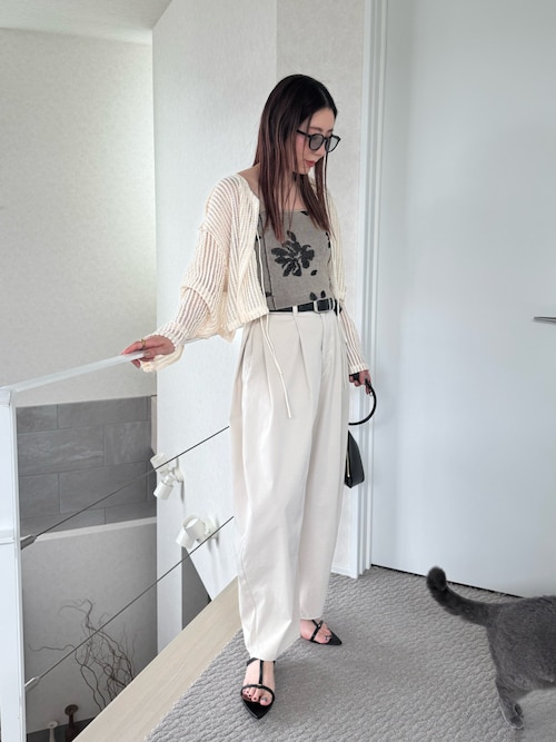 アンヌーク Botanical Knit Camisole ànuke online store（アンヌーク） / Botanical Knit