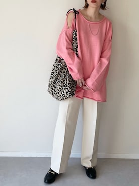「春カラー」｜「アイテム（口紅/リップティント/グロス）」を使った、MISATO さん（レディース・161cm）の冬コーディネート