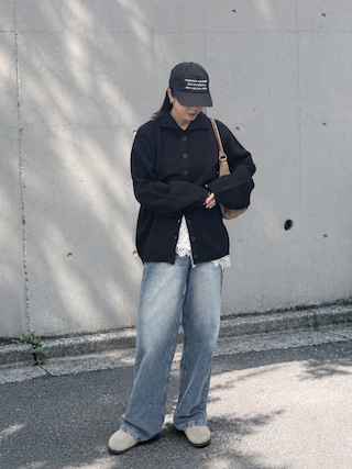「BIRKENSTOCK(ビルケンシュトック)のBIRKENSTOCK/ビルケンシュトック レディース Boston LEVE ボストン スエード サンダル コンフォート 細身シルエット幅 60463/1024740/1027067/1027119/1027460(サンダル)」を使った、MISATO さん(レディース・161cm)の秋コーディネート