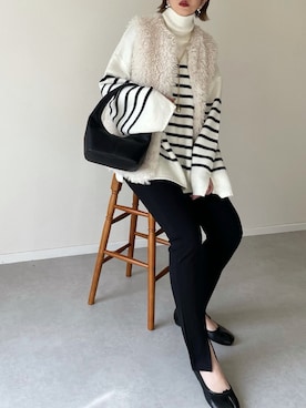 MISATO さん（レディース・161cm）の冬コーディネート