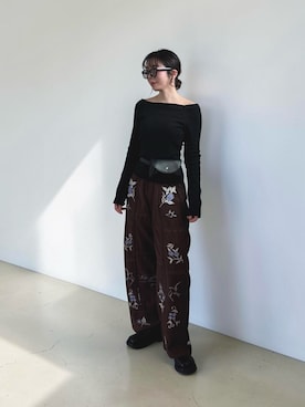 「CIAOPANIC TYPY（チャオパニックティピー）のアイテム」を使った、MISATO さん（レディース・161cm）の春コーディネート