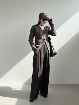 「feepur（フェピュール）のアイテム」を使った、MISATO さん（レディース・161cm）の冬コーディネート