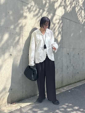 「feepur（フェピュール）のアイテム」を使った、MISATO さん（レディース・161cm）の春コーディネート