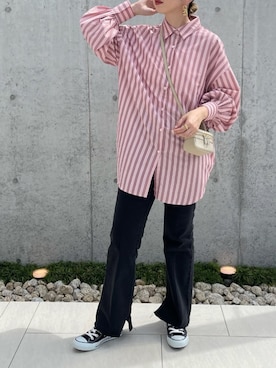 「Ch!iii BAG（チーバック）のアイテム」を使った、MISATO さん（レディース・161cm）の夏コーディネート