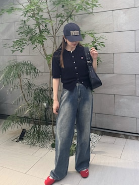 「mystic（ミスティック）のアイテム」を使った、MISATO さん（レディース・161cm）の夏コーディネート