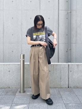 「duei（デュイ）のアイテム」を使った、MISATO さん（レディース・161cm）の夏コーディネート