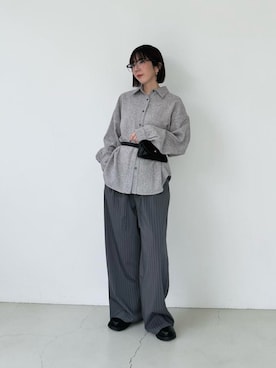 「feepur（フェピュール）のアイテム（シューズ）」を使った、MISATO さん（レディース・161cm）の春コーディネート