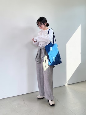 「feepur（フェピュール）のアイテム」を使った、MISATO さん（レディース・161cm）の春コーディネート