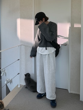 「select MOCA by son（セレクトモカバイソン）のアイテム」を使った、MISATO さん（レディース・161cm）の冬コーディネート