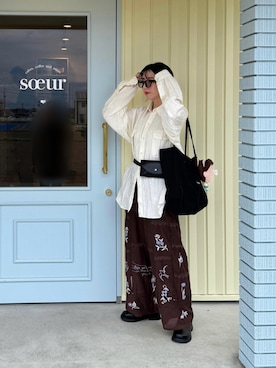 「feepur（フェピュール）のアイテム」を使った、MISATO さん（レディース・161cm）の春コーディネート