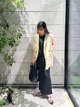 「アイテム（ワンピース/ドレス）」を使った、MISATO さん（レディース・161cm）の夏コーディネート