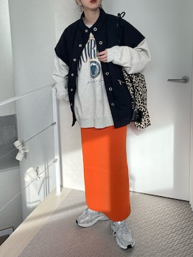 「Isn't She?（イズントシー）のアイテム」を使った、MISATO さん（レディース・161cm）の冬コーディネート