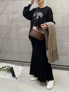 「LIAN」｜MISATO さん（レディース・161cm）の秋コーディネート