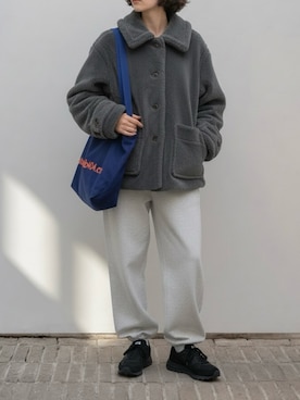 「PILIT（ピリット）のアイテム」を使った、MISATO さん（レディース・161cm）の冬コーディネート