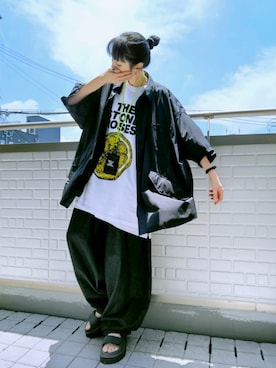 「UGG（アグ）のアイテム」を使った、k(ani)さん（レディース・161cm）の夏コーディネート