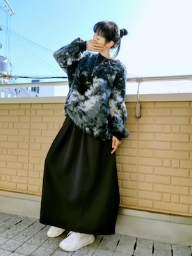 「アイテム（ネックレス）」を使った、k(ani)さん（レディース・161cm）の秋コーディネート