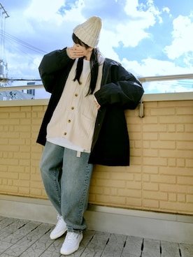 k(ani)さん（レディース・161cm）の冬コーディネート