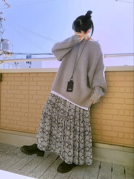 k(ani)さん（レディース・161cm）の冬コーディネート