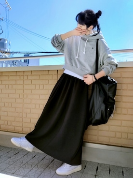 「アイテム（財布/小物）」を使った、k(ani)さん（レディース・161cm）の秋コーディネート
