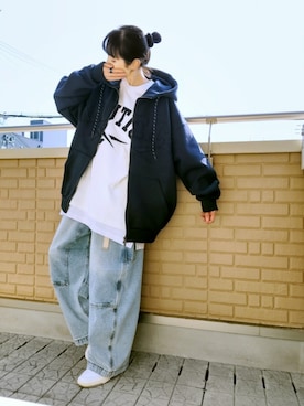 k(ani)さん（レディース・161cm）の冬コーディネート