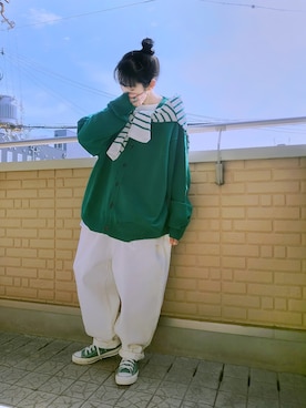 「LINFA　（リンファ）のアイテム」を使った、k(ani)さん（レディース・161cm）の春コーディネート