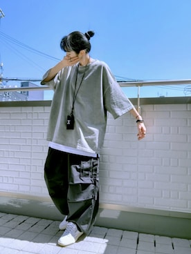 「アイテム（財布）」を使った、k(ani)さん（レディース・161cm）の秋コーディネート