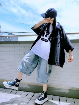 k(ani)さん（レディース・161cm）の夏コーディネート