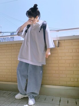 「DETAILS（ディテールズ）のアイテム」を使った、k(ani)さん（レディース・161cm）の夏コーディネート