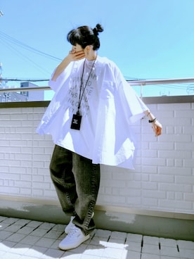 「Reebok(リーボック)のアイテム」を使った、k(ani)さん(レディース・161cm)の夏コーディネート