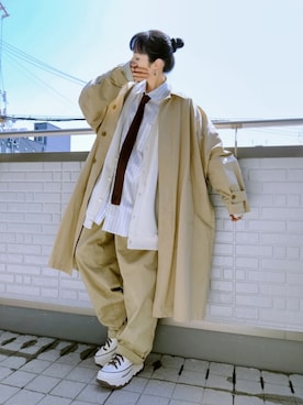 「アイテム（フォーマルスーツ/小物）」を使った、k(ani)さん（レディース・161cm）の春コーディネート